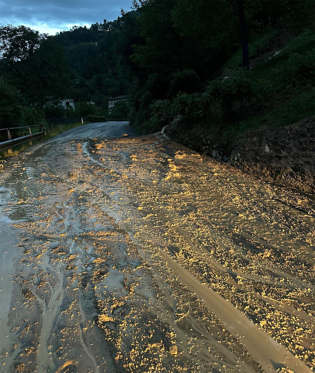 La frana dello scorso maggio