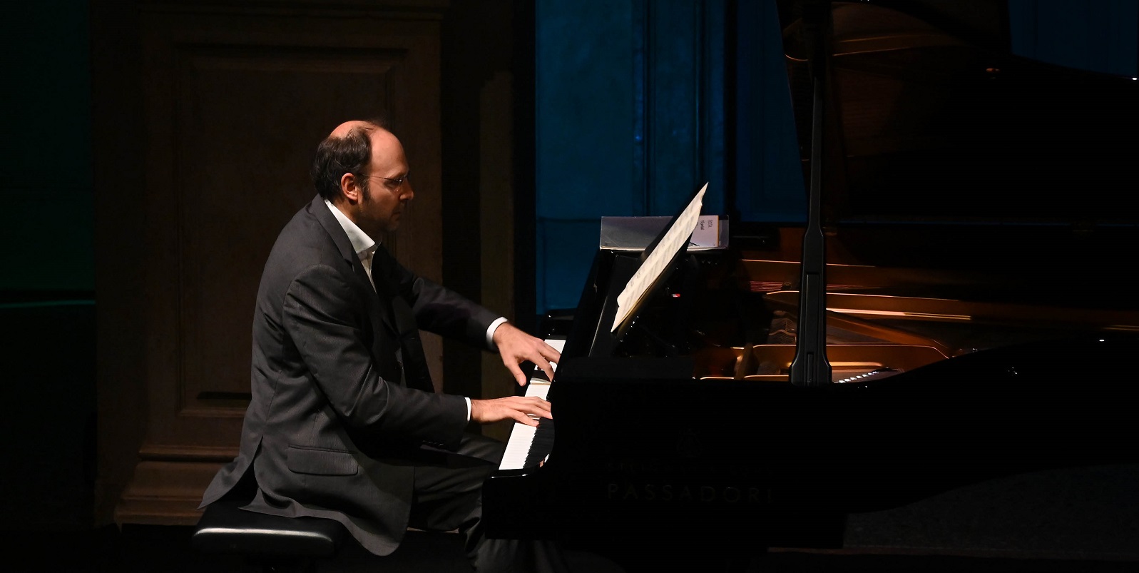 Il pianista Andrea Rebaudengo