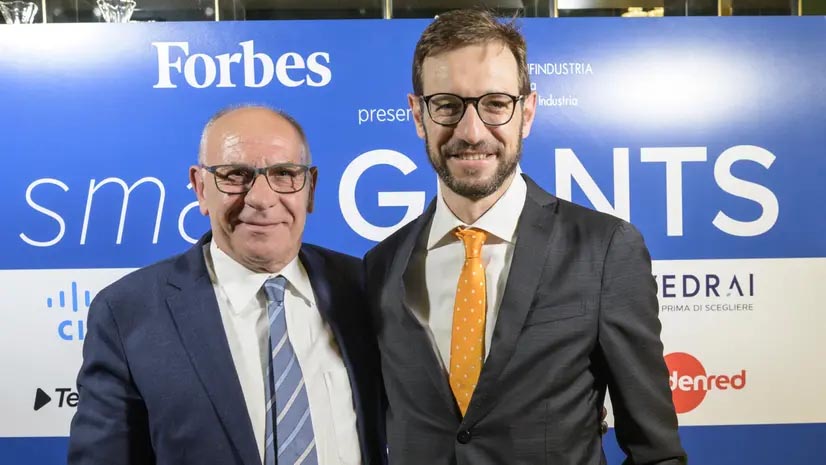 Dino Capitanio con il figlio Marco