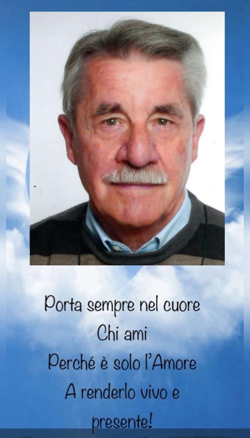 Adriano Bigoloni - Ringraziamento